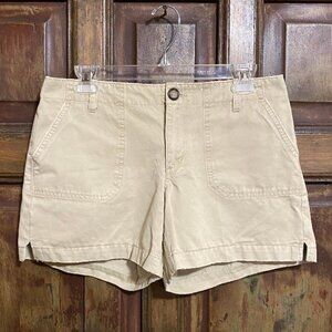 OLD NAVY 100% Cotton Shorts Khaki Size 4 Inseam 5" Rise 8.5